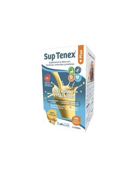 Suptenex Platano 15 Sobres de Wallax Farma