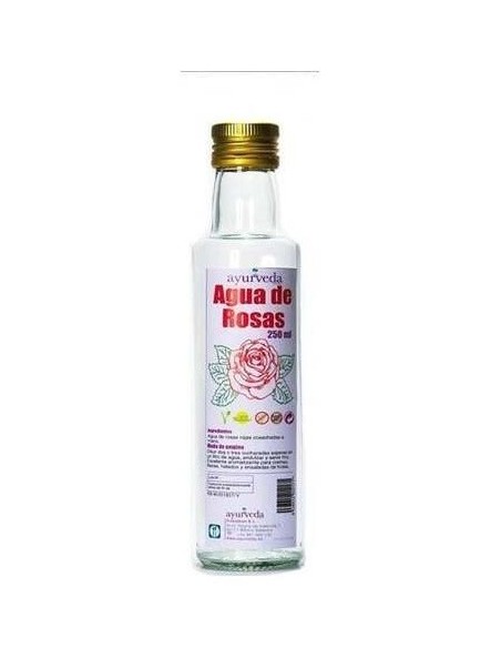 Agua De Rosas Rojas 250 Mililitros Ayurveda Autentico