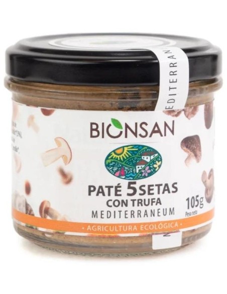 Pate 5 Setas Con Trufa 105Gr. Eco Vegan de Bionsan