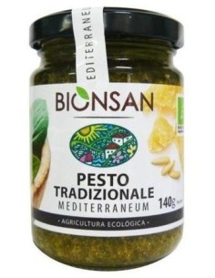 Pesto Tradicional Con Piñones 140Gr. Eco de Bionsan 2