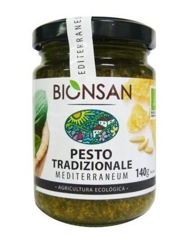 Pesto Tradicional Con Piñones 140Gr. Eco de Bionsan