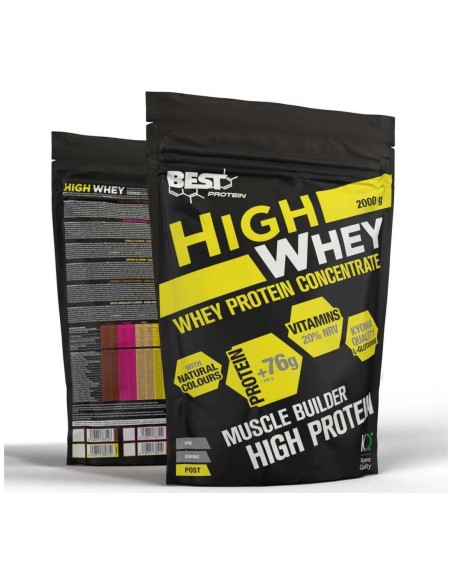 Proteína De Suero High Whey Platano 2000Gr. de Best Protein