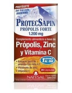 Protecsapin Própolis Forte 1.200 Mg 20 Cáps. de Natysal 2