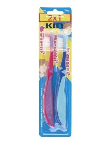 Cepillo Dental Kin Junior 6-12 Años Capuchon 2X1 de Kin