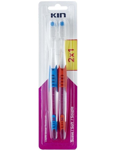 Cepillo Dental Kin Ad Suave Promo 2X1 de Kin