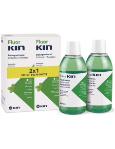 Fluor Kin Pack 2X1 Enjuage Anticaries 500Ml. de Kin 2