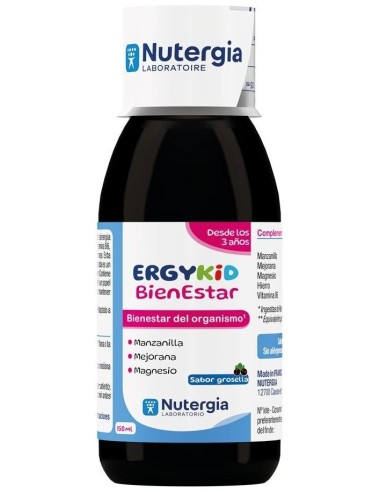 Ergykid Bienestar 150Ml. de Nutergia