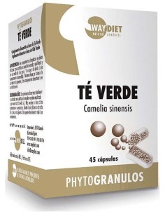 Te Verde Phytogranulos 45Caps. de Waydiet Natural Products 2