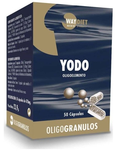 Yodo Oligogranulos 50Caps. de Waydiet Natural Products