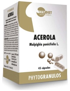 Acerola Vitamina C 45Caps. de Waydiet Natural Products 2
