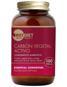 Carbon Vegetal Activo 100Perlas de Waydiet Natural Products 2