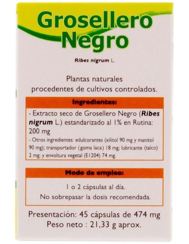 Grosellero Negro Microgranulos Neo 45Cap. de Neo