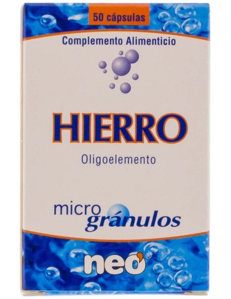 Hierro Microgranulos Neo 50Cap. de Neo