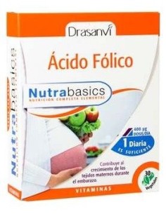 Nutrabasics Acido Folico 30Caps. de Drasanvi 2