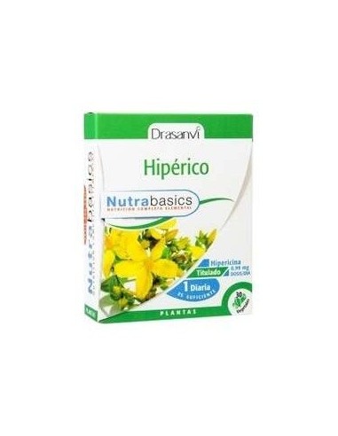 Hiperico 30 Capsulas Nutrabasicos Drasanvi