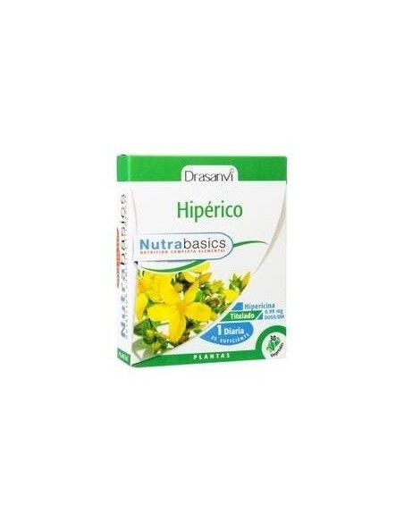Hiperico 30 Capsulas Nutrabasicos Drasanvi