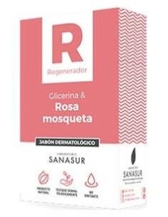Jabon Glicerina Rosa Mosqueta 100Gr. de Sanasur 2