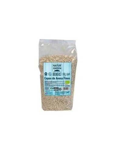 Copos de Avena Finos sin Gluten Bio 1 Kg de Naturgreen