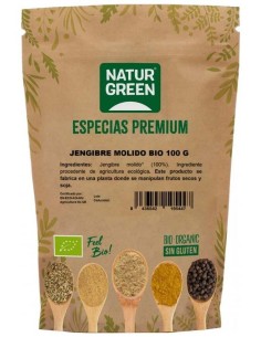 Especia Jengibre Molido Bio 100 G de Naturgreen 2