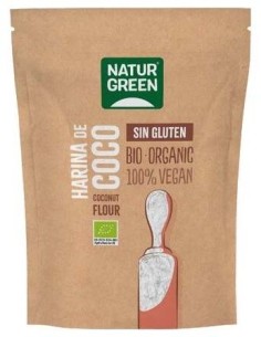 Harina de Coco Bio sin Gluten 500 G de Naturgreen 2