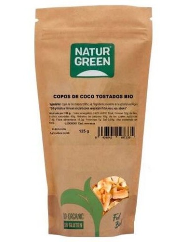 Chips de Coco tostados salados Bio  de Naturgreen