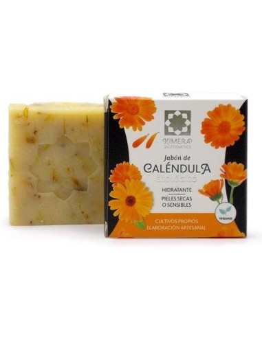 Jabon De Calendula Pastilla 100Gr. Bio  Kimera de Taller Madreselva