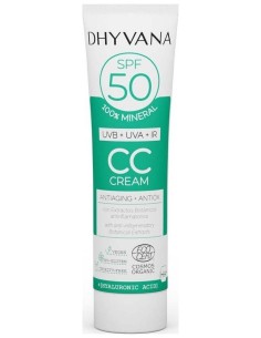 Solar Spf50 Color Con Acido Hialuronico 50Ml. Eco de Dhyvana 2