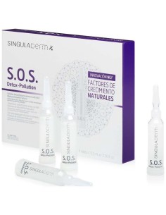 S.O.S. Detox-Pollution 4 Viales De 10,5Ml de Singuladerm 2