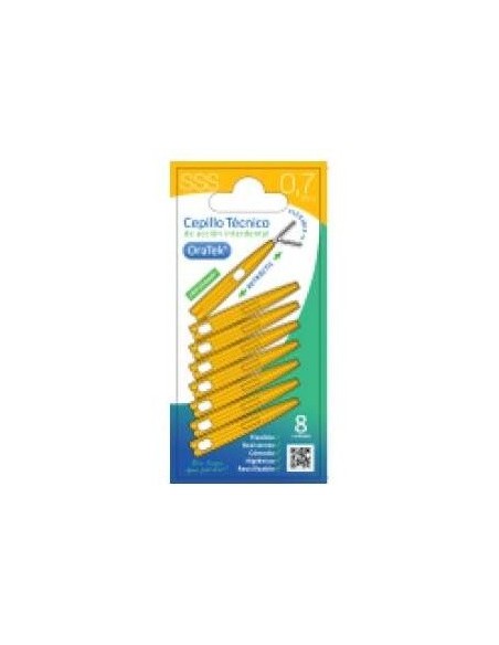 Cepillo Interdental Retractil 0,7Mm 8Ud. de Oratek