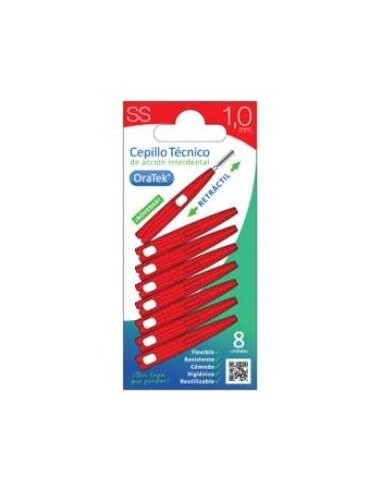 Cepillo Interdental Retractil 1Mm 8Ud. de Oratek