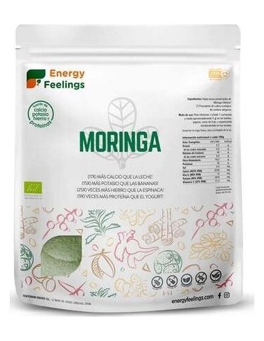 Moringa Polvo 1Kg. Eco Vegan Sg de Energy Feelings