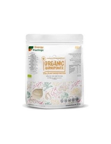 Organic Aminopower 75% Vainilla 500Gr Eco Vegan Sg de Energy Feelings