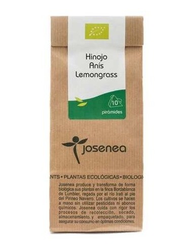 Hinojo Anis Lemongrass 10Piramides Bio de Josenea