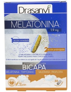 Melatonina Bicapa Retard 30 Comprimidos Drasanvi 2
