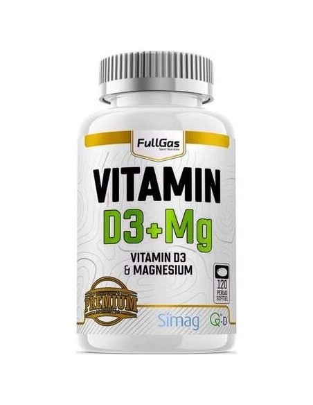 Vit D3 Quali-D + Magnesio Simag 120Perlas de Fullgas