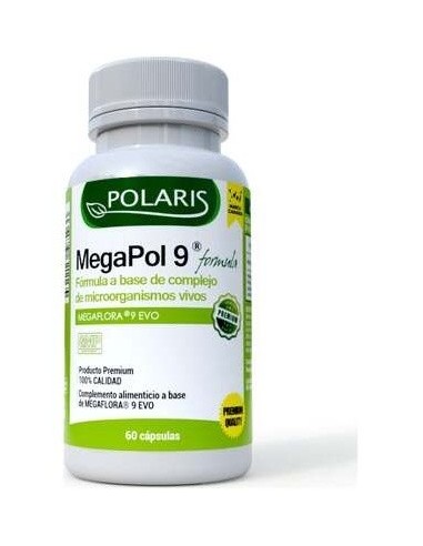 Megapol 9 Evo Probiotico 300 Mg 60 Capsulas de Polaris