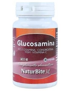 Glucosamina, Condroitina, Msm, Vit C 60Comp. de Naturbite 2