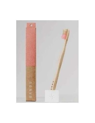Banbu Cepillo Dental Adulto Medio Rosa. de Banbu