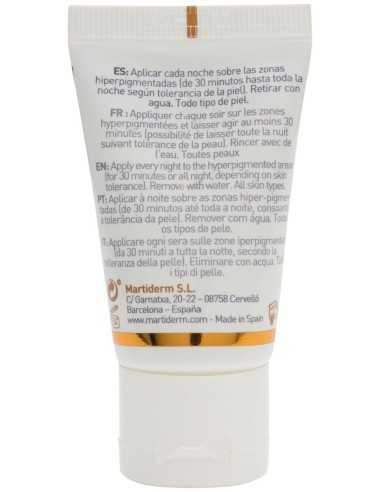 Dsp Mask Pigment Zero Despigmen Inten Noche 30Ml de Martiderm