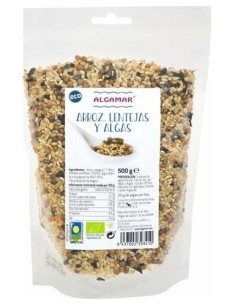 Arroz, Lentejas y Algas 500 G Eco de Algamar 2