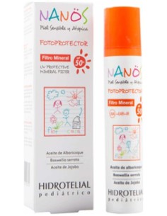 Nanos Fotoprotector Filtro Mineral Fps 50+ 100Ml de Hidrotelial 2