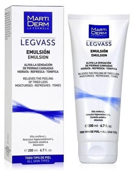 Legvass Hidro Descans Piernas Emulsion 200 Ml de Martiderm