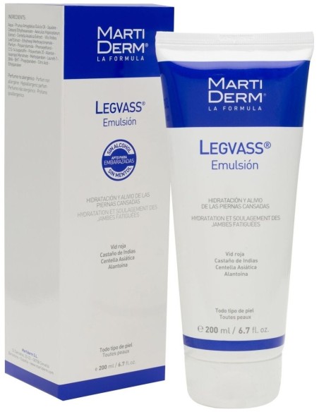 Legvass Hidro Descans Piernas Emulsion 200 Ml de Martiderm