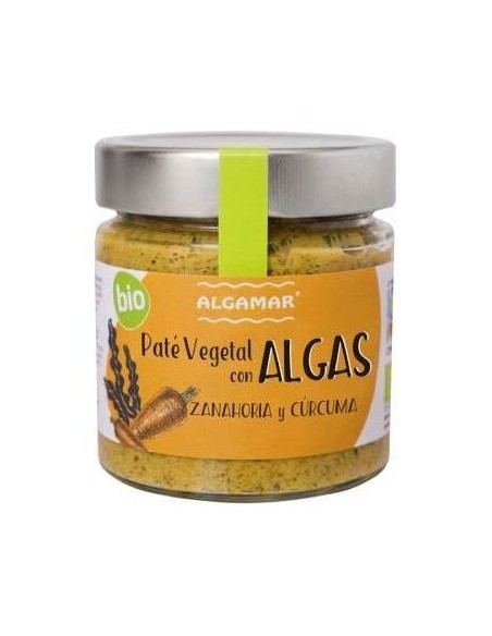 Paté Vegetal con Algas, Zanahoria y Cúrcuma  de Algamar