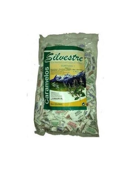 Caramelos De Eucalipto Azucar De Caña 1Kg de Silvestre
