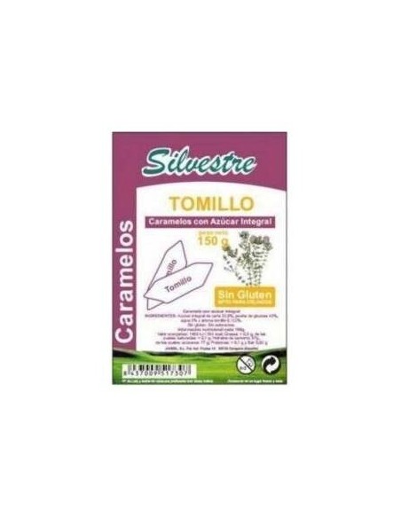 Caramelos De Tomillo Azucar De Caña 150Gr. de Silvestre