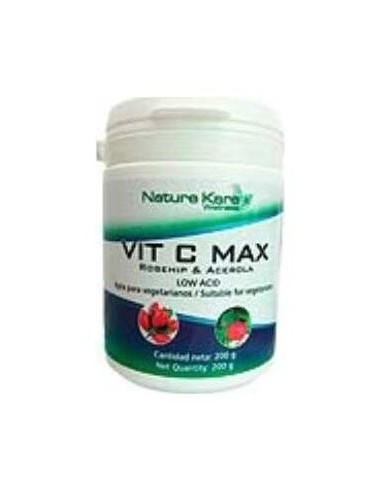 Vitamina C Max Polvo 200Gr. de Nature Kare Wellness