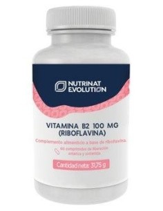 Vitamina B2 100 Mg (Riboflavina) 60 Comp de Nutrinat Evolution 2