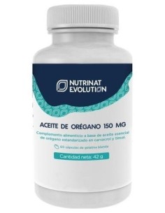 Aceite De Orégano 150 Mg   60 Caps  de Nutrinat Evolution 2