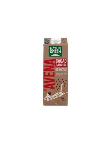 Bebida Vegetal De Avena Con Choco-Calcio 1Lt 6Uds. de Naturgreen